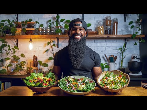 You’ll ACTUALLY want these salads | What I eat in a day healthy vegan salads