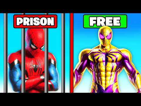 SPIDERMAN Escapes BRAINROT Prison!