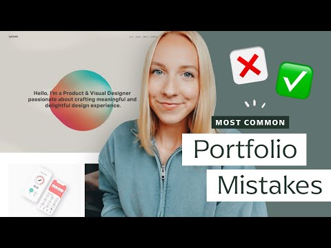 Portfolio First Impressions & 5 Most Common Mistakes