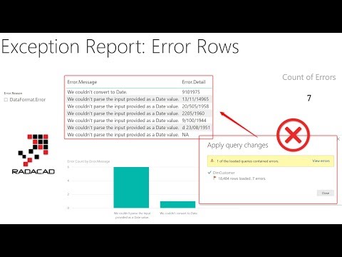 Exception Reporting in Power BI Catch the Error Rows in Power Query