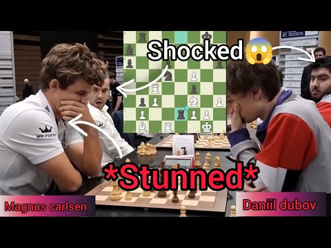 (World no01)Magnuscarlsen vs daniil dubov | brilliant rook | insane Endgame | #chess