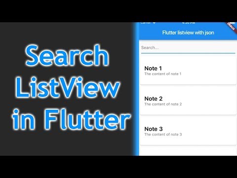 Searching a ListView with JSON data in Flutter - Programming Addict