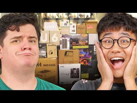 I Broke his TV Within 5 Minutes...AMD $5000 Ultimate Tech Upgrade