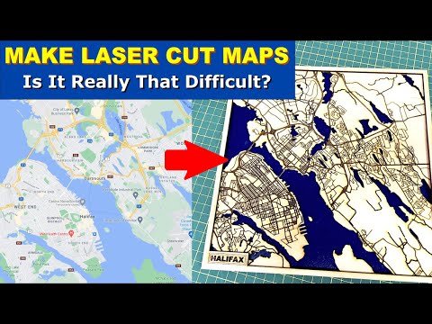 HOW TO MAKE A LASER CUT MAP