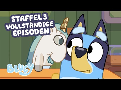 SECHS Bluey Ganze Folgen aus Staffel 3! 💜 🧡 | NEUE KOMPILATION | Bluey - Deutsch Offizieller Kanal