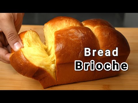 FRENCH BRIOCHE BREAD/ ultra soft, rich, buttery with perfect golden-crusted . @The apron