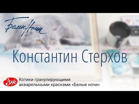 Константин Стерхов. Мастер - класс гранулирующими акварельными красками «Белые ночи».