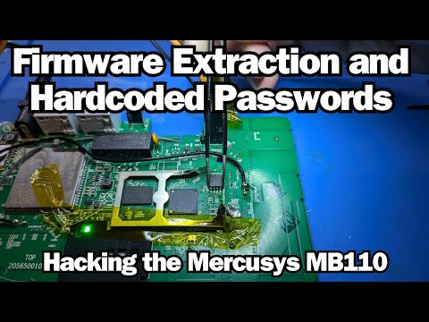 Firmware Extraction and Hardcoded Password Discovery - Hacking the Mercusys MB110