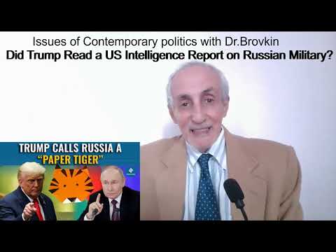 Did Trump Read US Intelligence Report on Russia's Military?