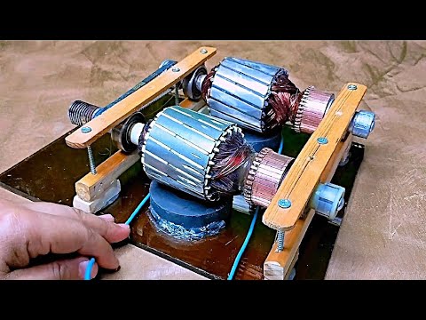 Easy Way to Build a 220 Volt Electric Generator for FREE Electricity