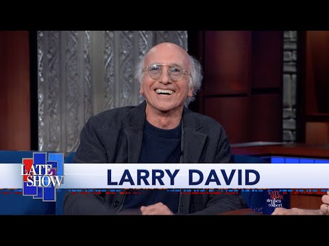 Larry David Reminisces About Colbert's Guest Spot On "Curb Your Enthusiasm"