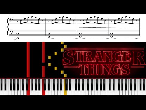 Stranger Things Theme - Piano Tutorial & Sheet Music (PDF)