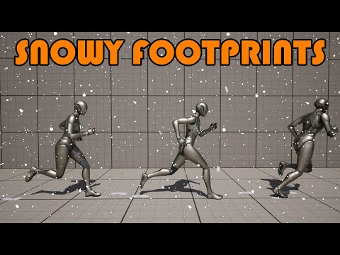How To Leave Snowy Footprints In Unreal Engine 5 (Tutorial)