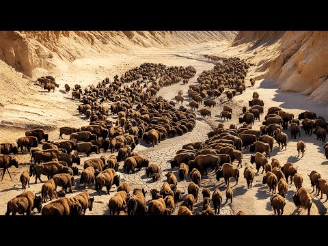 They Dumped Thousands Of Bison Into A Desert With ZERO Water... The 2025 Update is Shocking