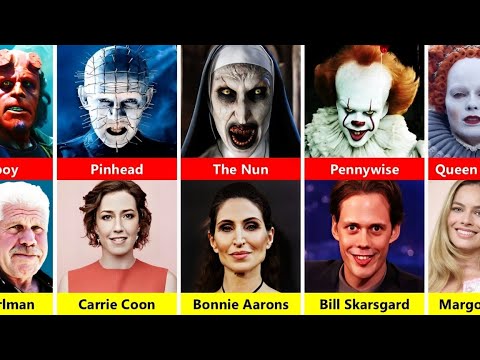 Actors Behind Movie Make ups in Real Life - Before and After