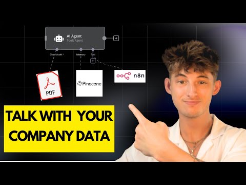 How to Create a RAG Chatbot with n8n AI Agents (Chat With Company Data!)