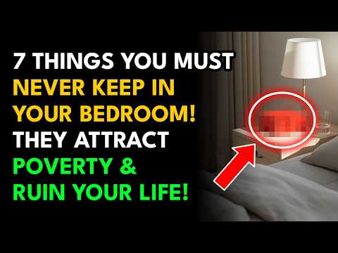7 Things You Must NEVER Keep In Your Bedroom –They Attract Poverty & Ruin Your Life. Remove Them Now