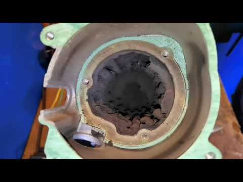 CHINESE DIESEL HEATER 2KW WHITE SMOKE HOW TO STRIP AND CLEAN THE FURNACE PART 1