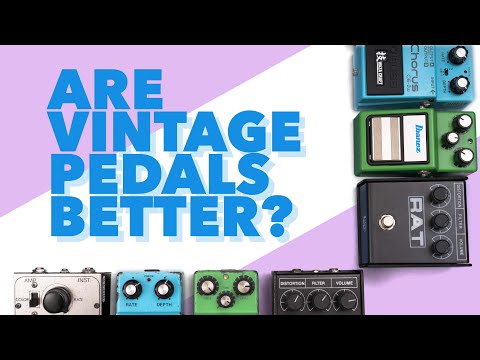 Are Vintage Pedals Actually Better Than New Pedals?