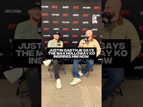 Justin Gaethje says the Max Holloway KO inspires him now #complexnews