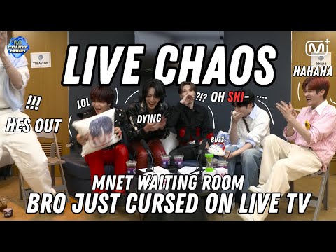 When things go off script in the mnet waiting room....