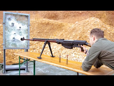 Sicherheitsglas vs. Kaliber 14,5 x 114 mm  (@Waffenhof)