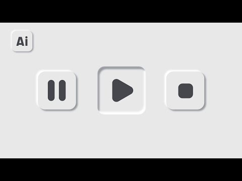 Adobe Illustrator Tutorial | Create Soft UI / Neumorphism in Adobe Illustrator