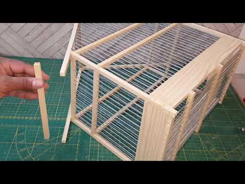 How to make a wonderful and distinctive bird cage, with all the details
