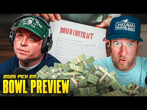 Rico Bosco Negotiates His Contract With Dave Portnoy | PICK EM - BOWL PREVIEW