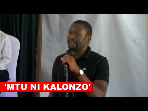Listen to what Sifuna said today in Kakamega as he officially endorsed Kalonzo for president 2027!