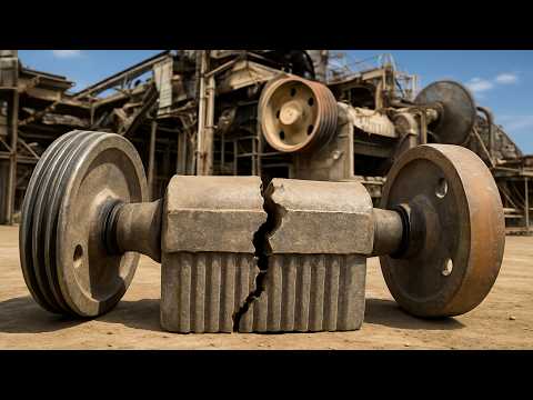 Heavy Duty Hammer Shaft Welding & Fitting ICrusher Plant Repair Work