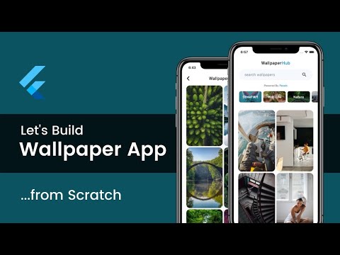 Build a Wallpaper App with Flutter | Flutter Tutorial For Beginners