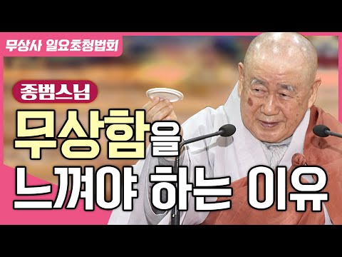 몸은 간데없이 흩어졌는데 구하던 마음은 어찌되었나? #종범스님 #무상사일요초청법회 897회 풀버전