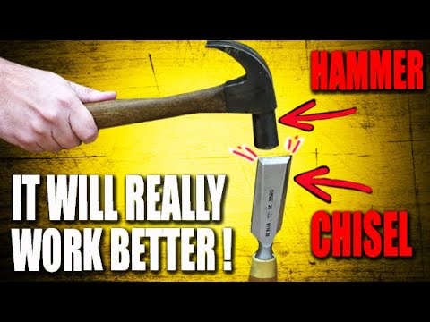 This will make wood chisels work SO MUCH better!