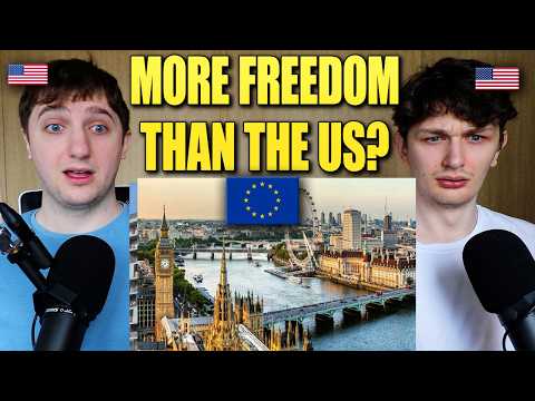 Americans React to 6 LIES America Told Me about Europe!