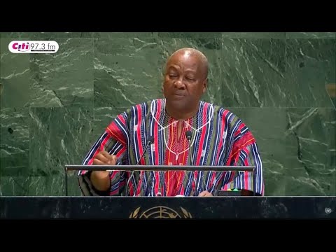 WATCH: Mahama Criticises Trump Over Palestine at UNGA80 [Full Speech]