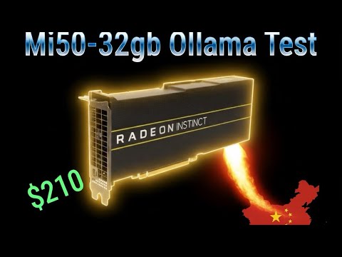 Is Radeon Instinct Mi50 32gb the ULTIMATE cheap gpu for a home ai server / LLM?