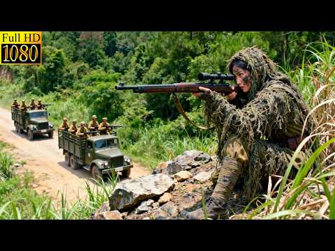 A top female agent ambushes Japanese soldiers from a kilometer away, every shot killing a soldier.