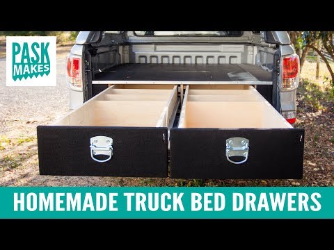 Homemade Truck Bed Drawers