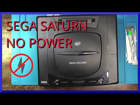 Sega Saturn games console.  Not powering on.  Can I fix it?