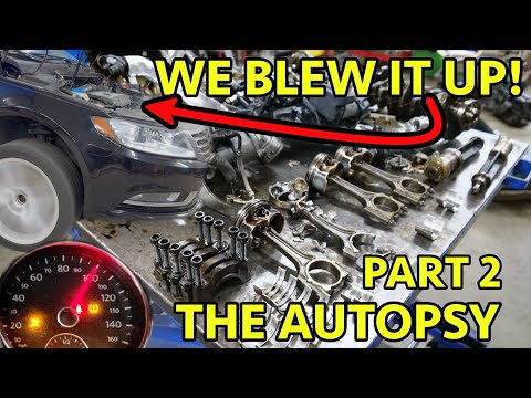 Volkswagen 2.0L TSI EA888 Teardown! We Blew It Up, Lets see HOW BAD it is!