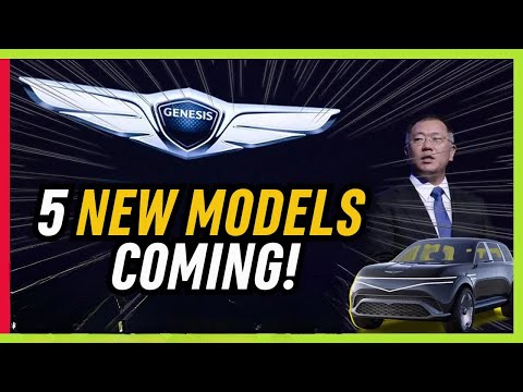 5 New Genesis Cars Coming Soon! Hybrid Models Galore: GV70, G80, GV80, GV90