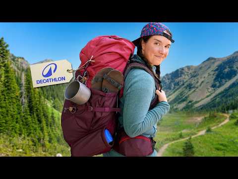 I Went Backpacking with ONLY Budget Gear From Decathlon!