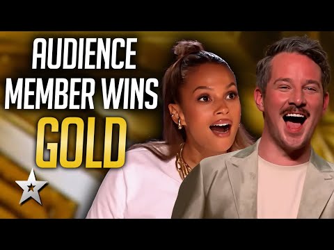 Audience Member WINS Golden Buzzer!