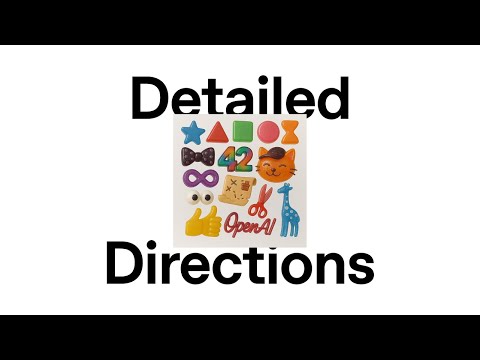 Detailed Directions with 4o Image Generation