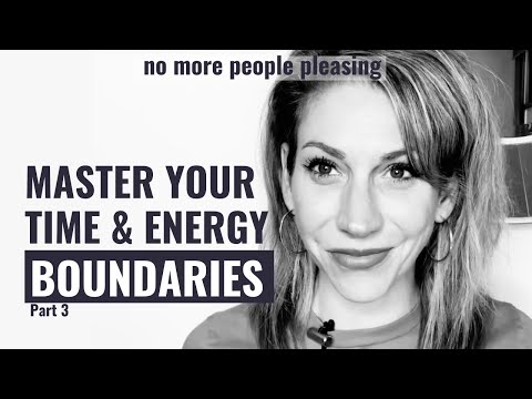 Set These Boundaries & Stop People Pleasing | Stop feeling Overwhelmed & Unappreciated pt. 3
