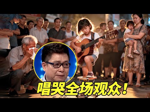 12岁女孩街头卖唱！一元一曲救患癌母亲，原创歌曲唱哭全场观众！【王芳王为念访谈】