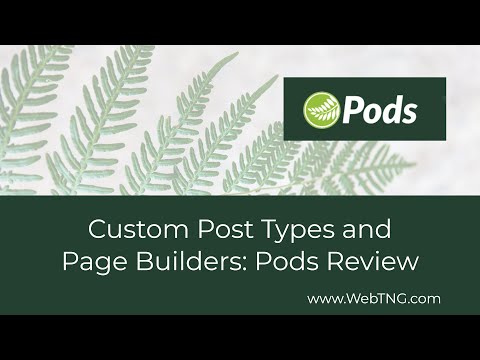 Custom Post Types and Page Builders: Pods Review