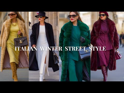 Italian Winter Fashion In Milan ✨ A Street Style Defined By Elegance, Confidence, And Modern Luxury