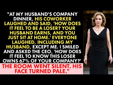 At My Husband’s CEO Dinner, They Called Me a Nobody—Then I Showed Them Who Signed Their Paychecks